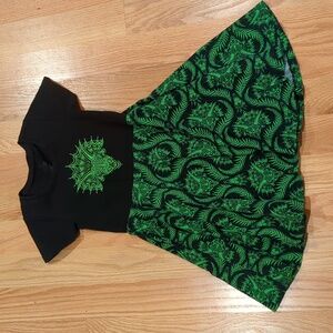 Princess Awesome Girls 6 Dinosaur dress